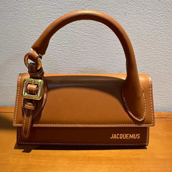 Jacquemus Le Chiquito Long Boucle 'Light Brown' - Picture 1 of 6
